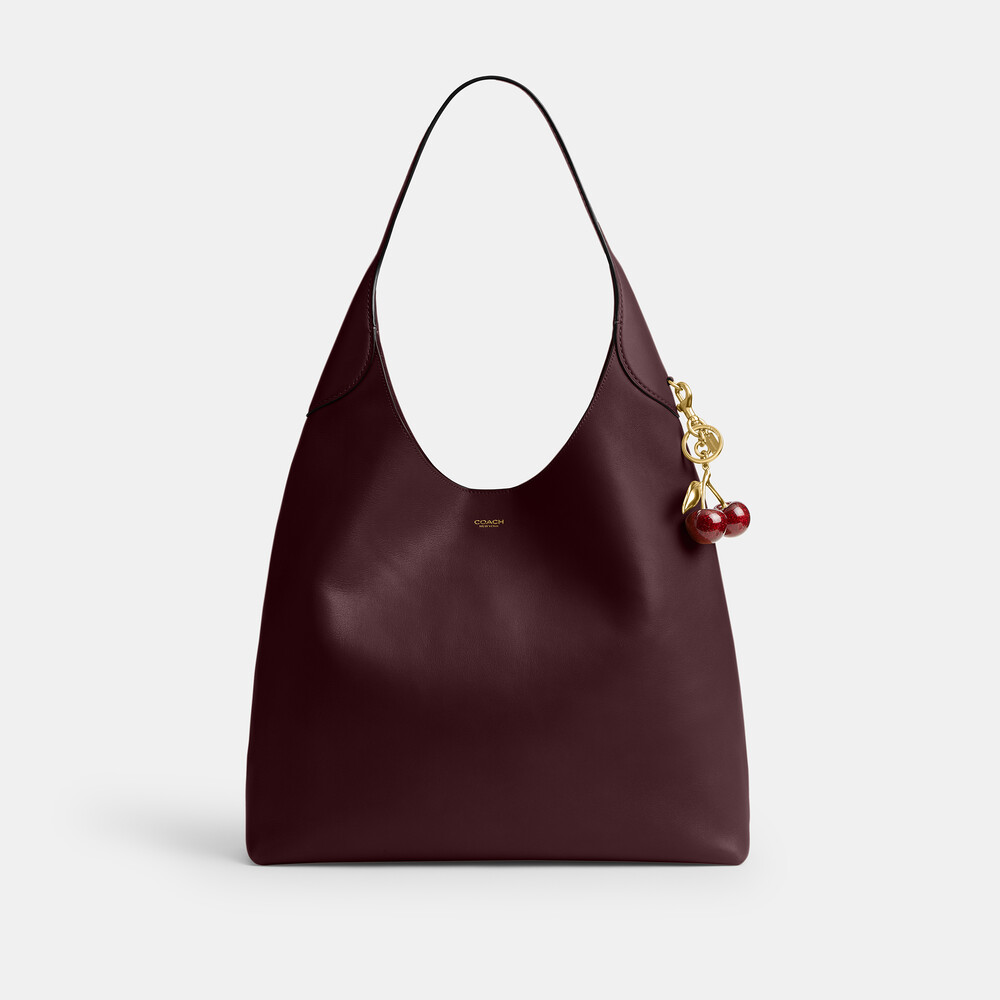 Coach Brooklyn Shoulder Bag 39 - BURGUNDY