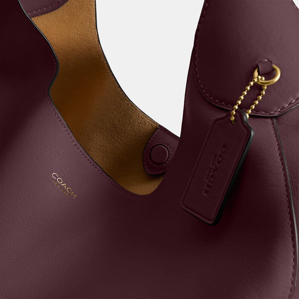 Coach Brooklyn Shoulder Bag 39 - BURGUNDY