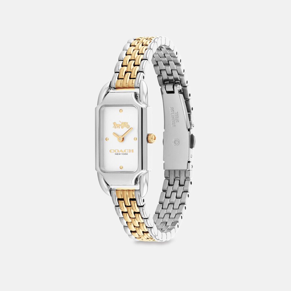 Coach Cadie Watch, 17.5mm X 28.5mm - SILVER/GOLD