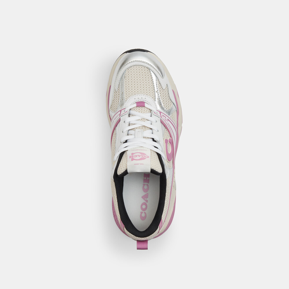 Coach Mesh Sneaker - Dark Pink