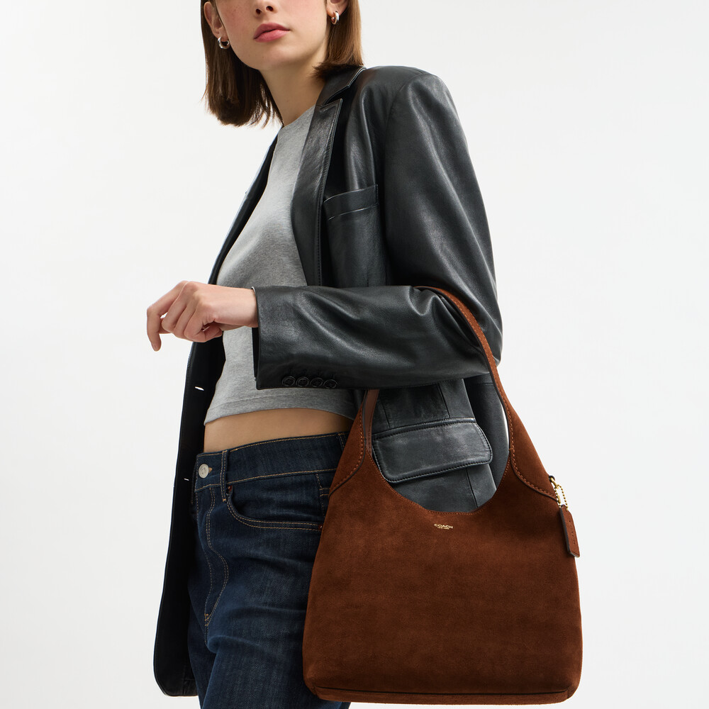 Coach Brooklyn Shoulder Bag 28 - Brown