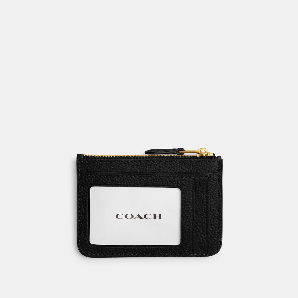 Coach Mini Skinny Id Case - Black