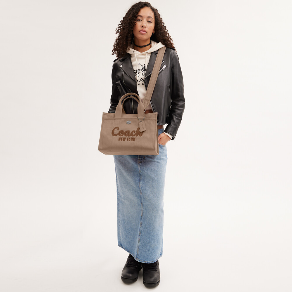 Coach Cargo Tote Bag 34 - BEIGE