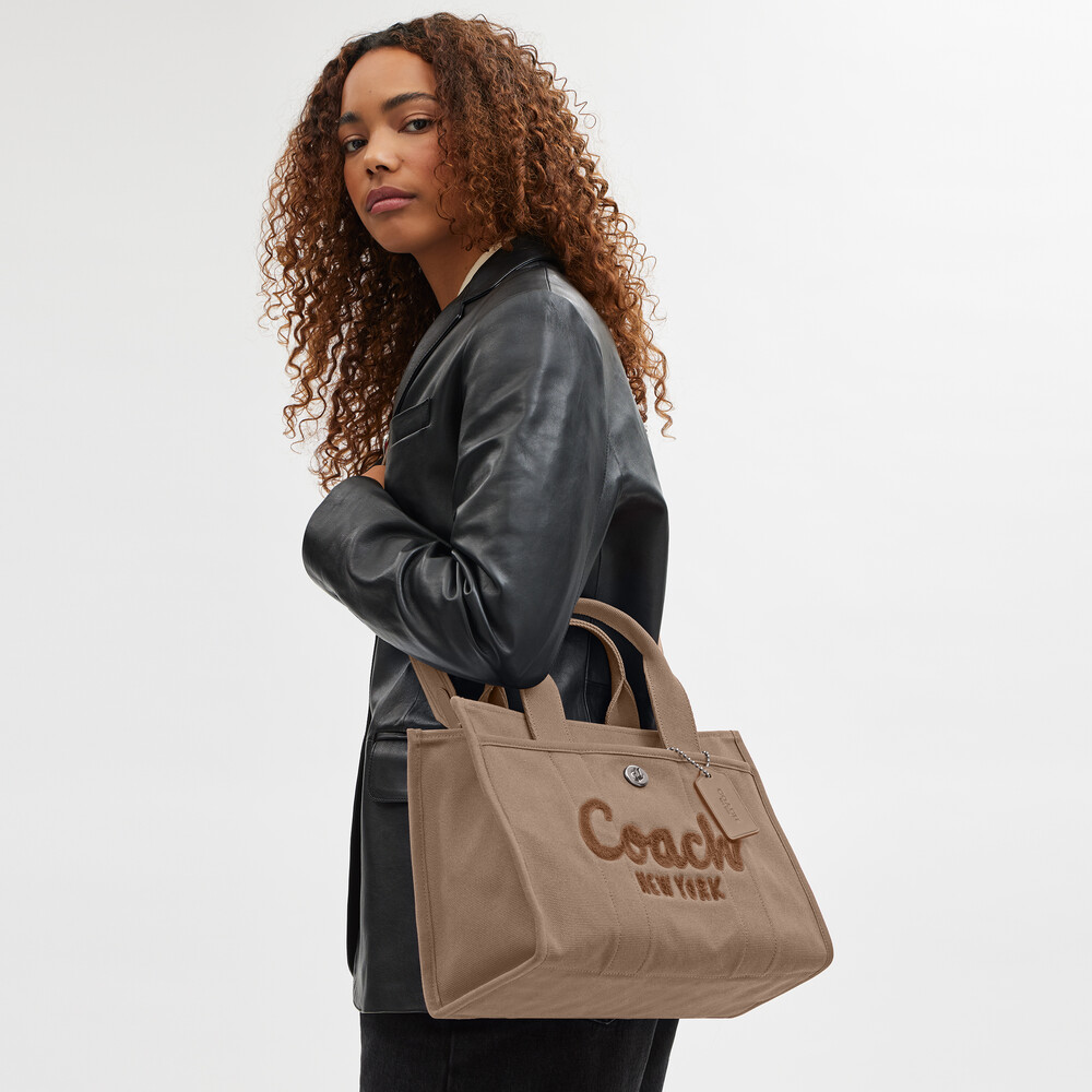 Coach Cargo Tote Bag 34 - BEIGE