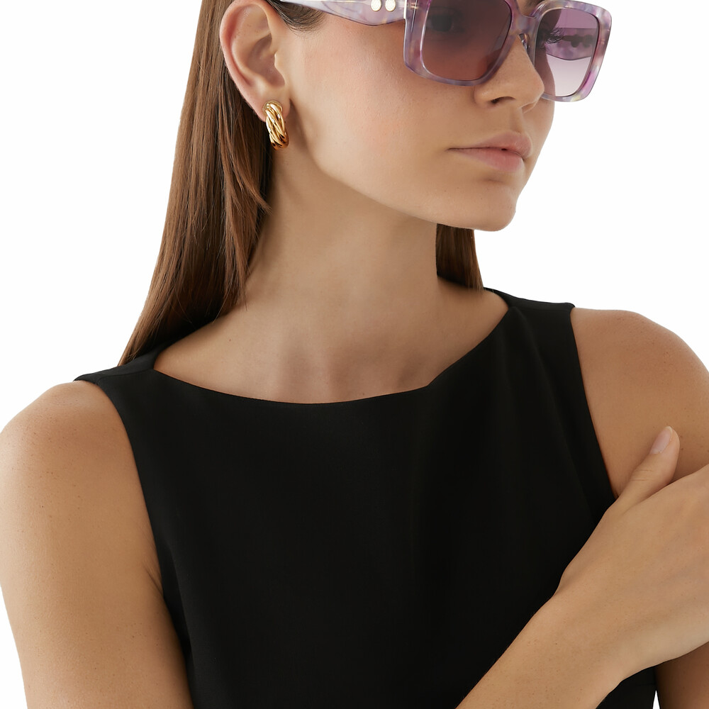 Coach Square Acetate Sunglasses - Purple