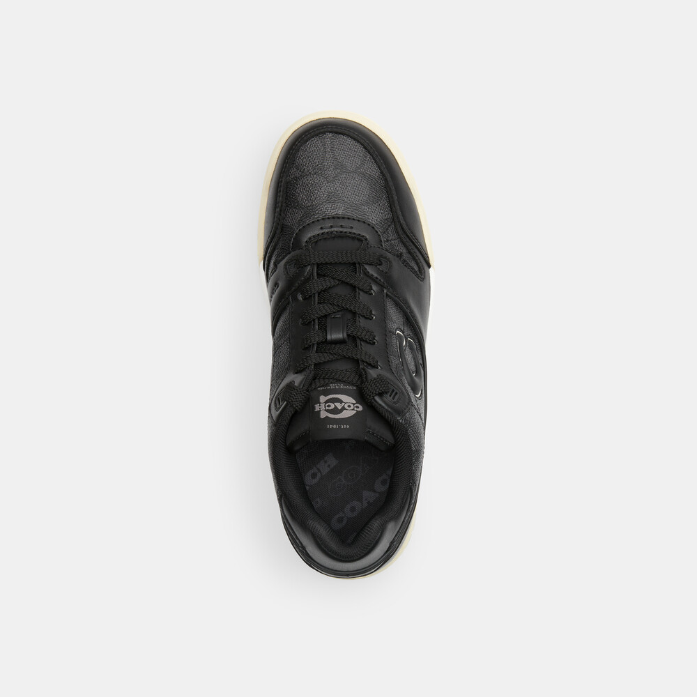 Coach Soho Sneaker With Signature Canvas - BLK