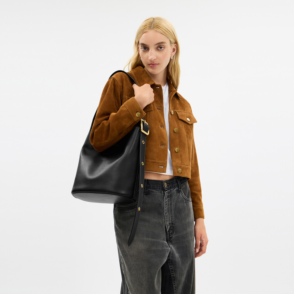 Coach Bleecker Bucket Bag - Black