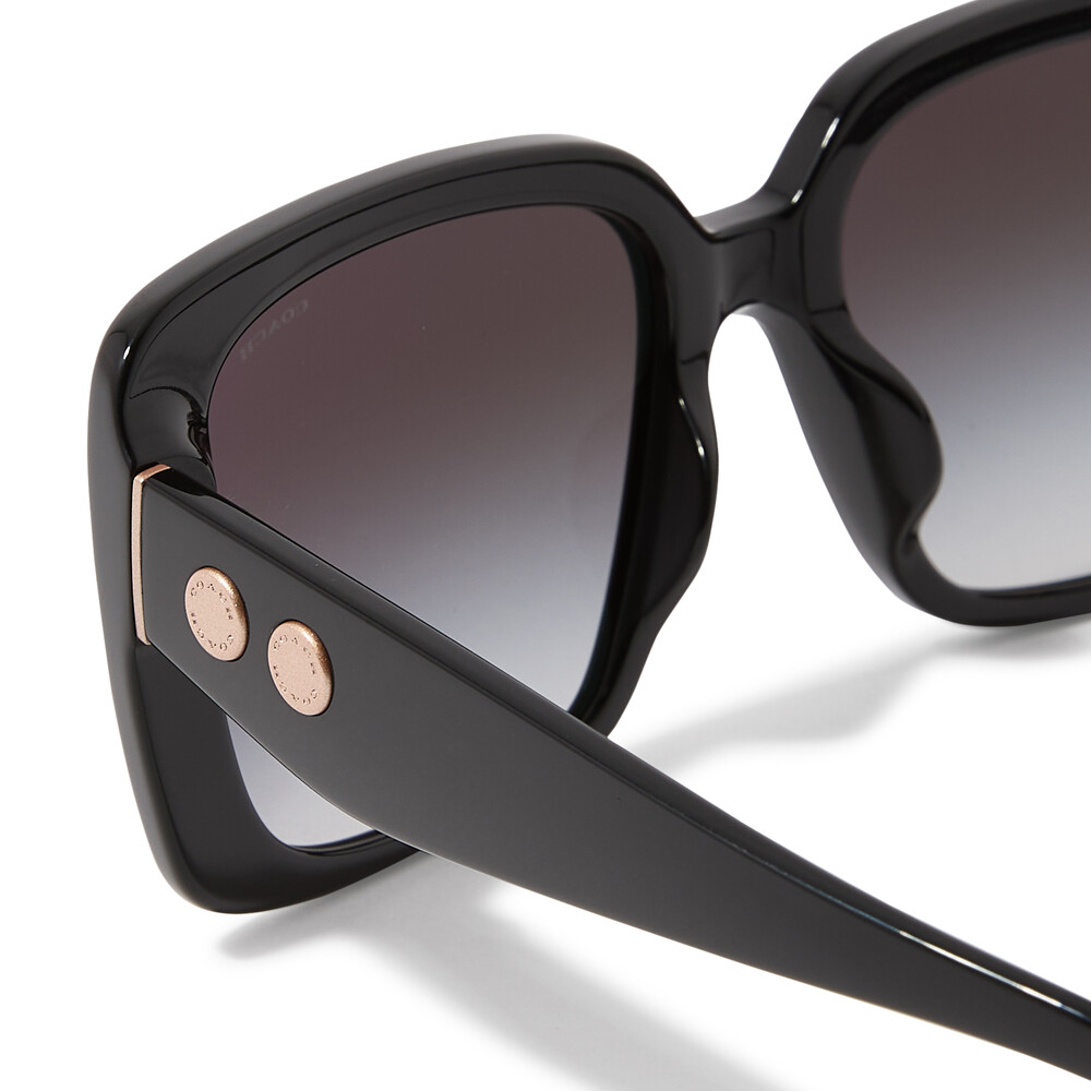 Coach Square Acetate Sunglasses - Black