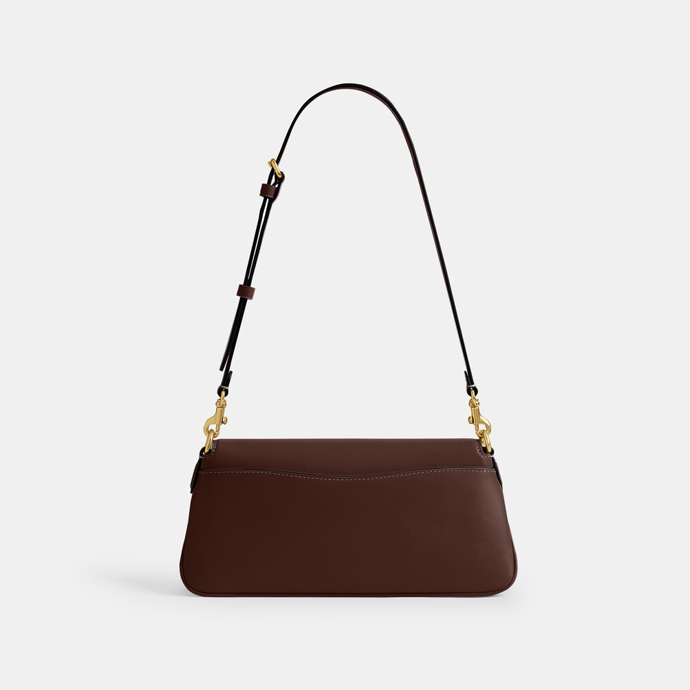 Coach Jet Shoulder Bag - DARK BROWN