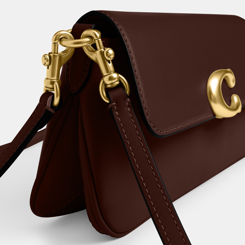 Coach Jet Shoulder Bag - DARK BROWN