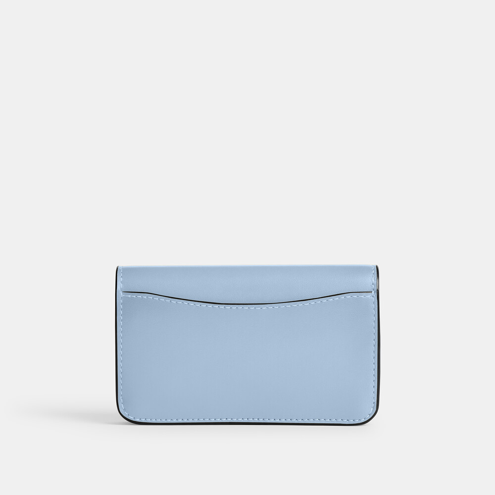 Coach Essential Slim Card Case - Light/Pastel Blue