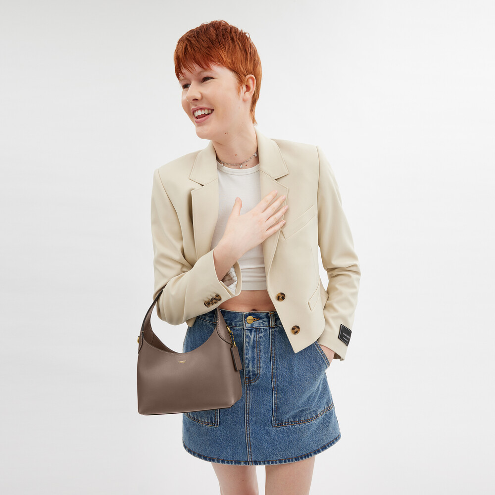 Coach Brooklyn Shoulder Bag 23 - BROWN 1