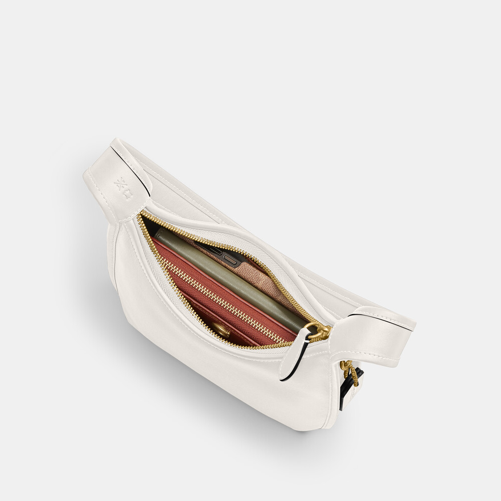 Coach Curve Zip Bag - WHITE
