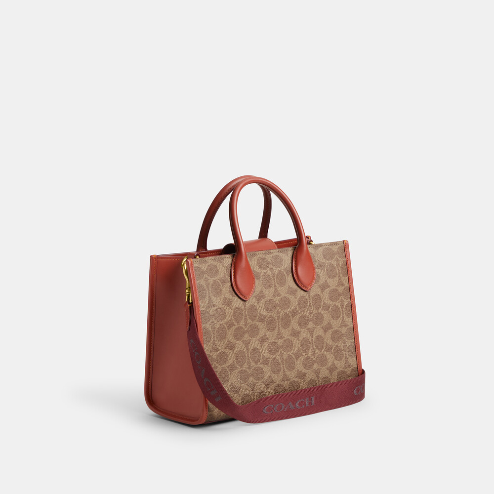 Coach Ace Tote 26 In Signature Canvas - Brown