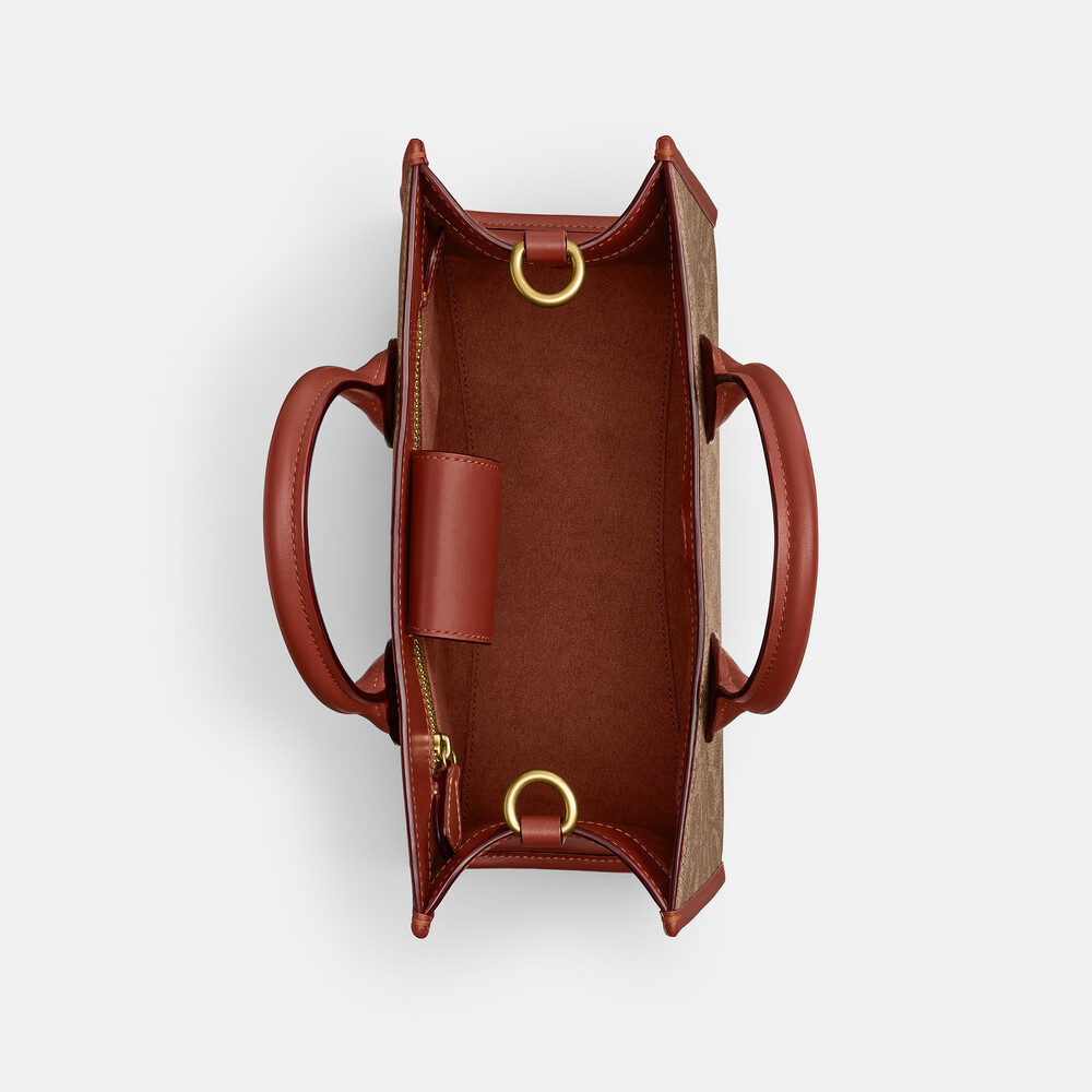 Coach Ace Tote 26 In Signature Canvas - Brown