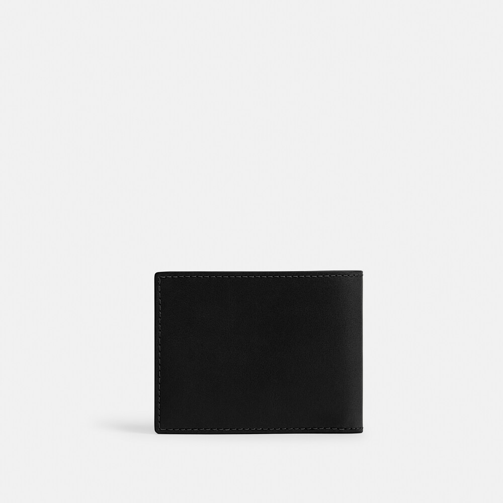 Coach Slim Billfold Wallet - Black