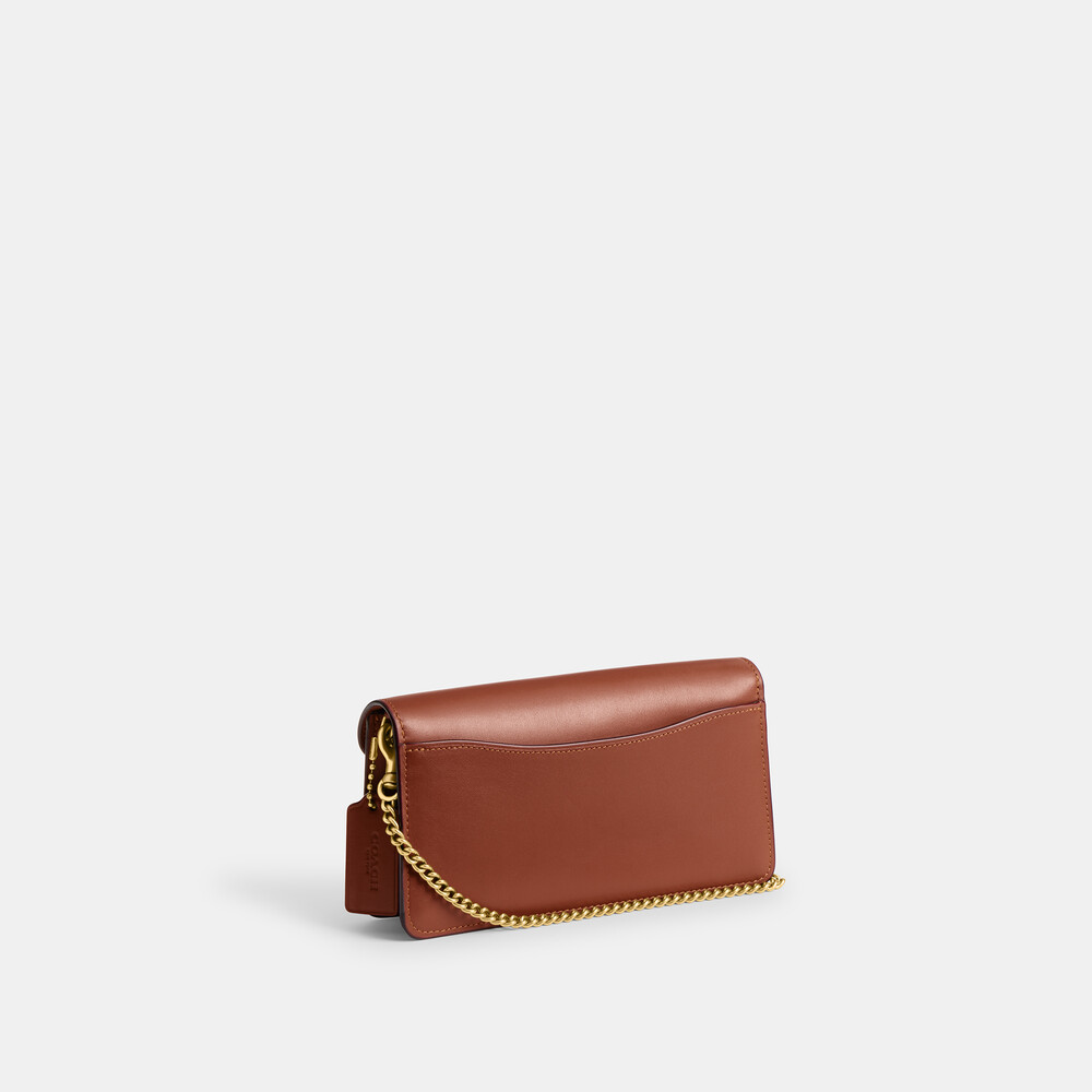 Coach Tabby Chain Clutch In Signature Canvas 21 - Light/Pastel Brown
