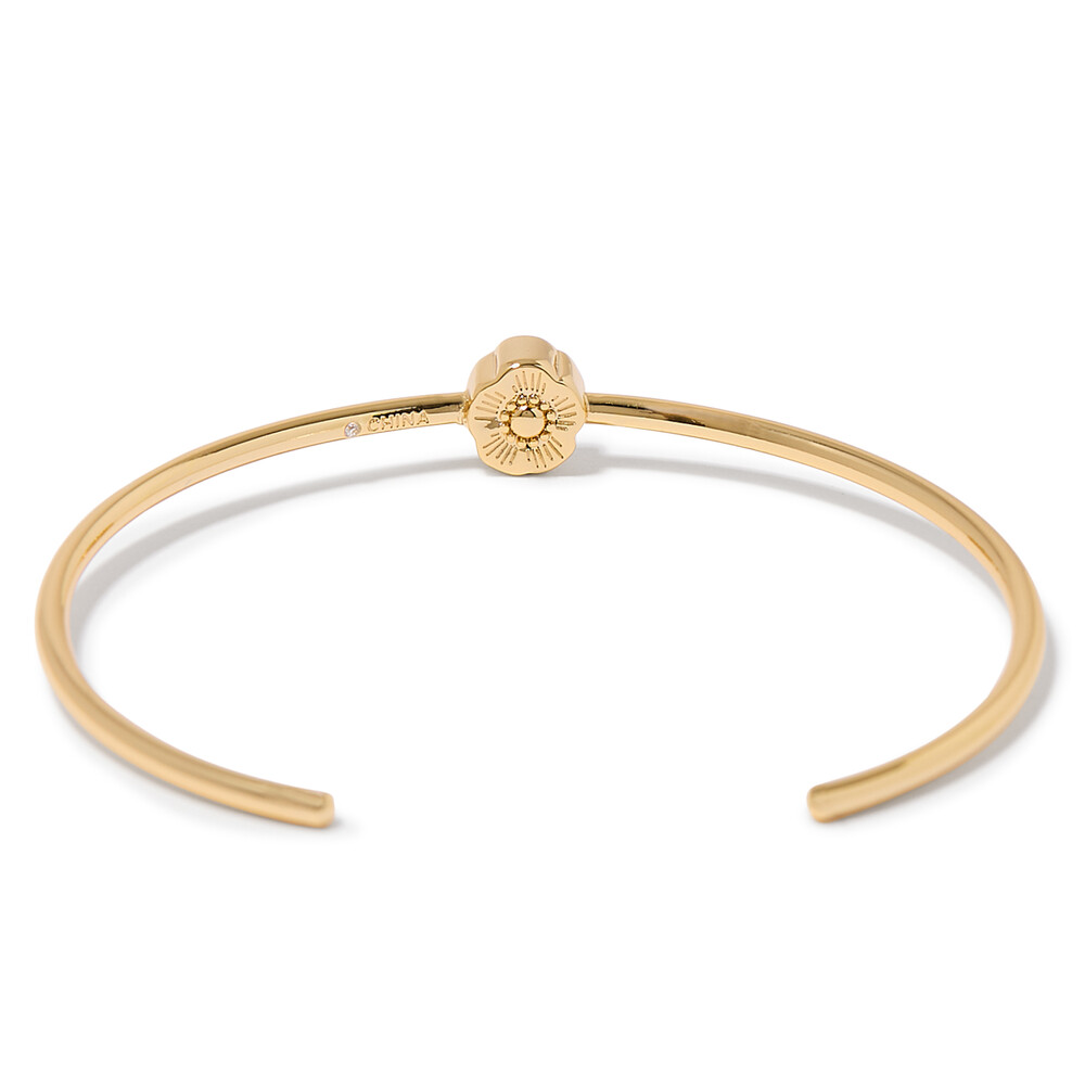 Coach Tearose Thin Cuff Bracelet - Gold