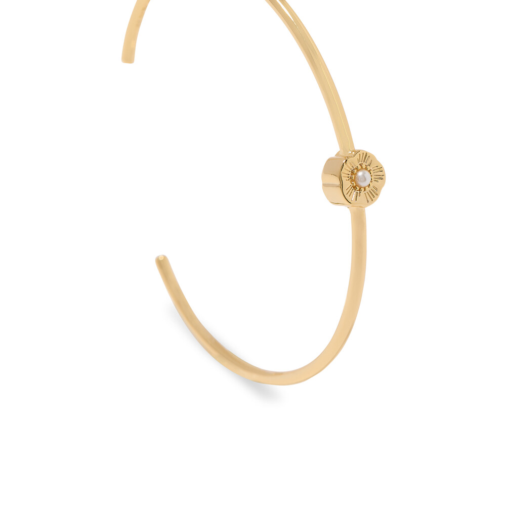 Coach Tearose Thin Cuff Bracelet - Gold