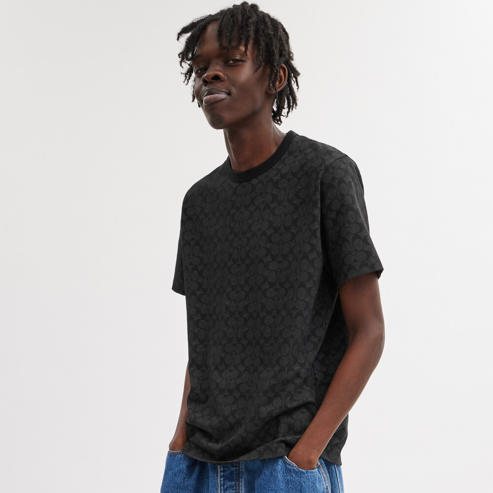 Coach Signature T-shirt - GREY