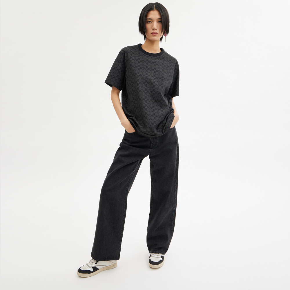 Coach Signature T-shirt - GREY