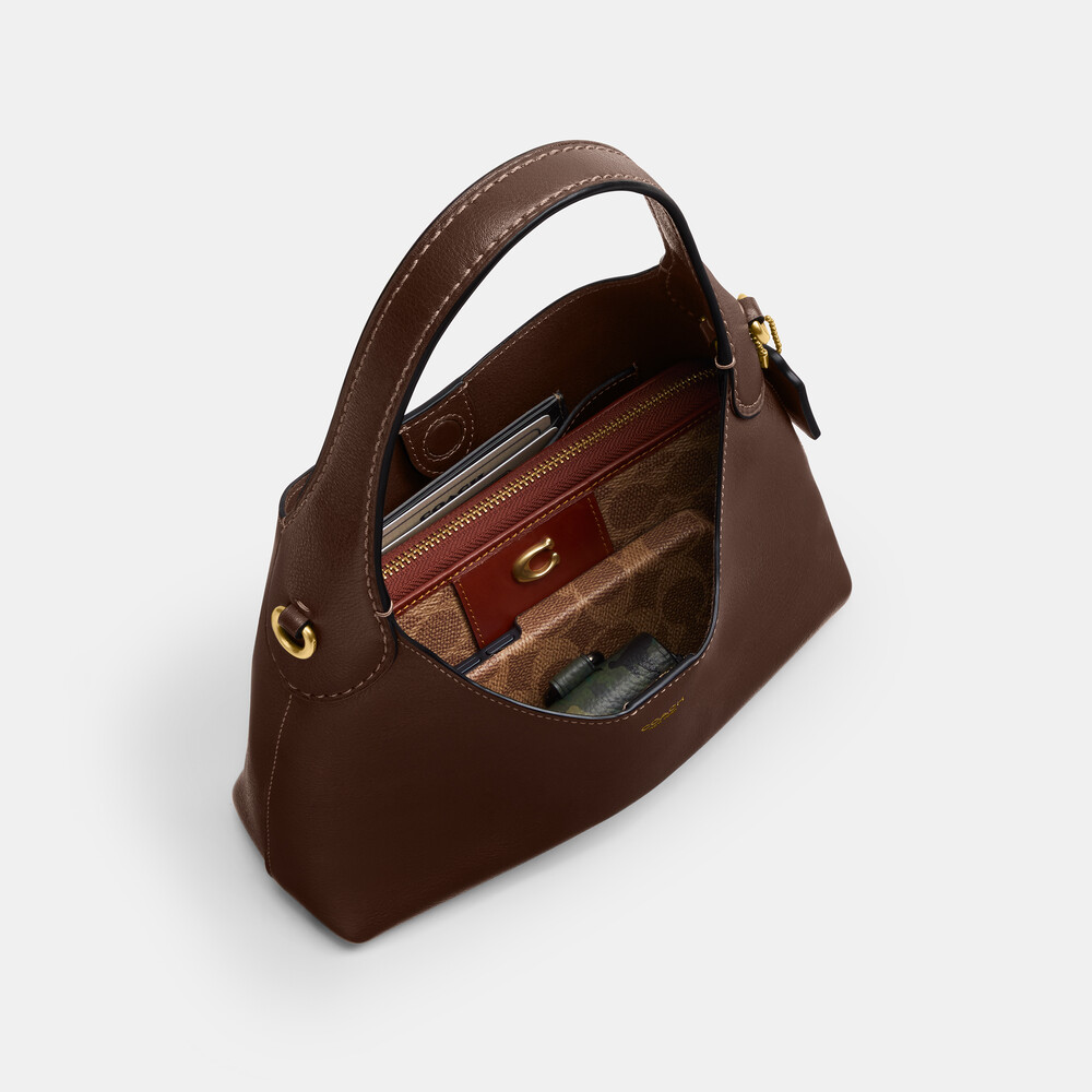 Coach Brooklyn Shoulder Bag 23 - Brown