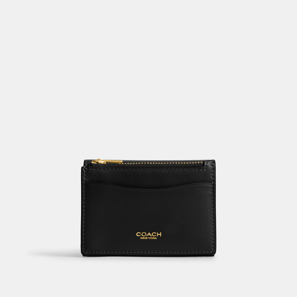 Coach Essential Card Holder Wallet - Black
