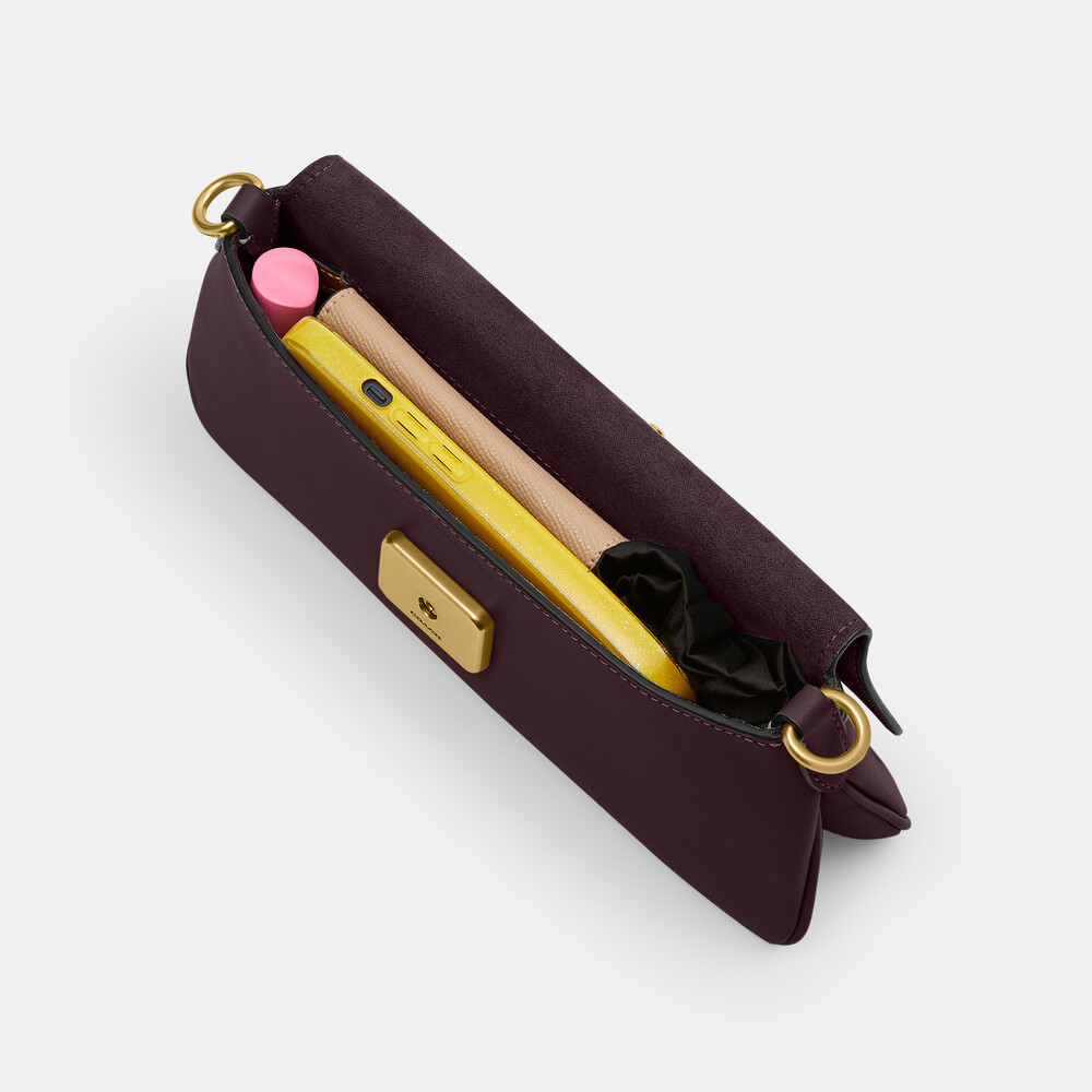 Coach Jet Shoulder Bag - Dark Purple