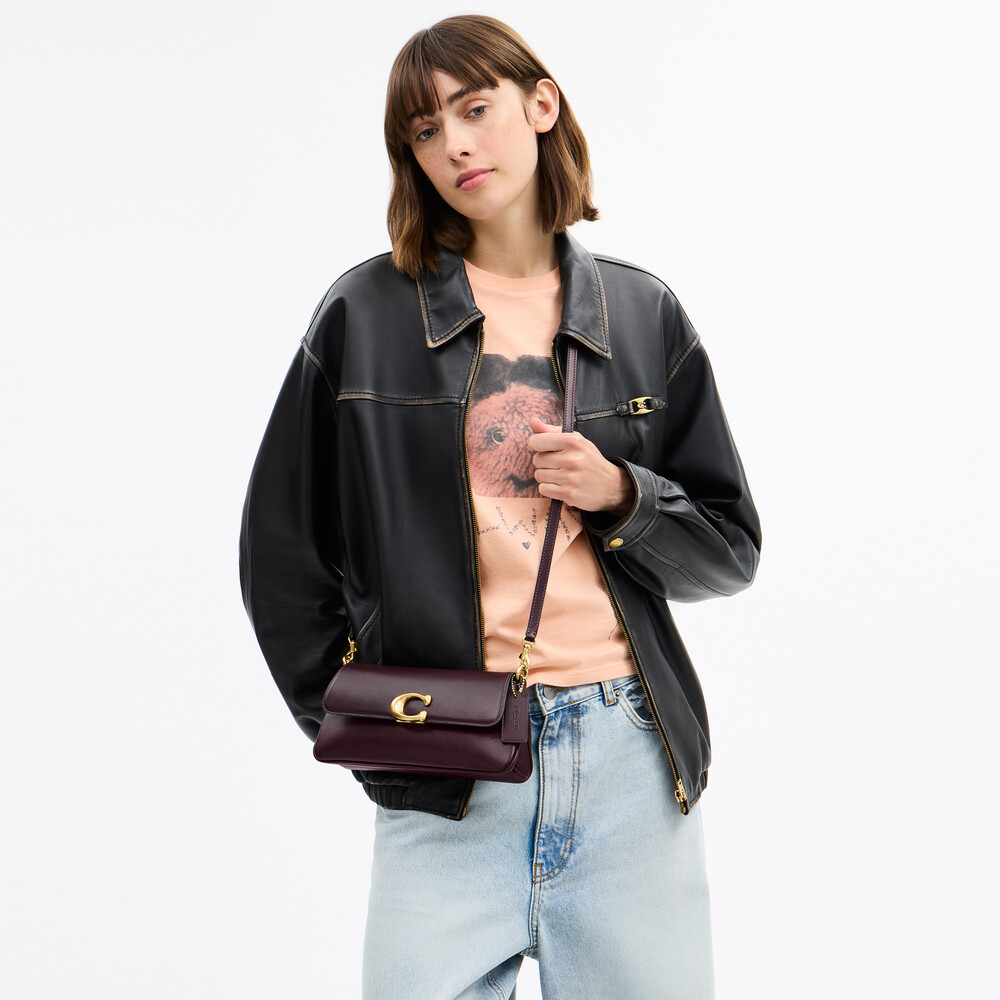 Coach Jet Shoulder Bag - Dark Purple
