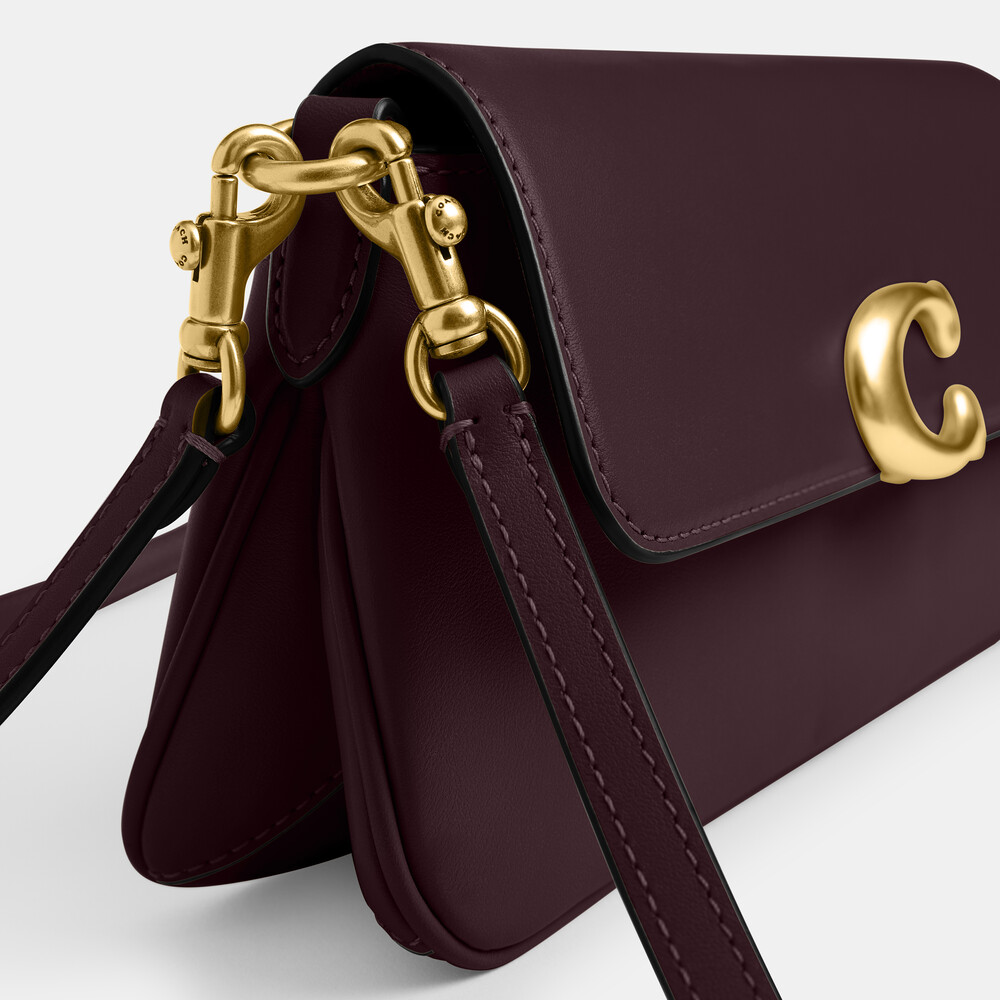 Coach Jet Shoulder Bag - Dark Purple