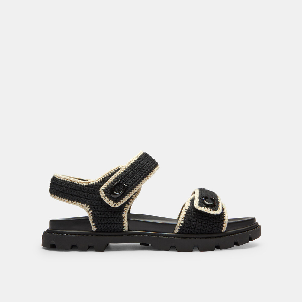 Coach Brynn Sandal - Black
