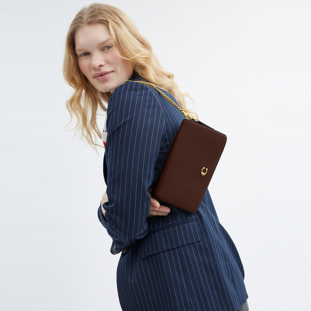Coach Mila Crossbody Bag - DARK BROWN