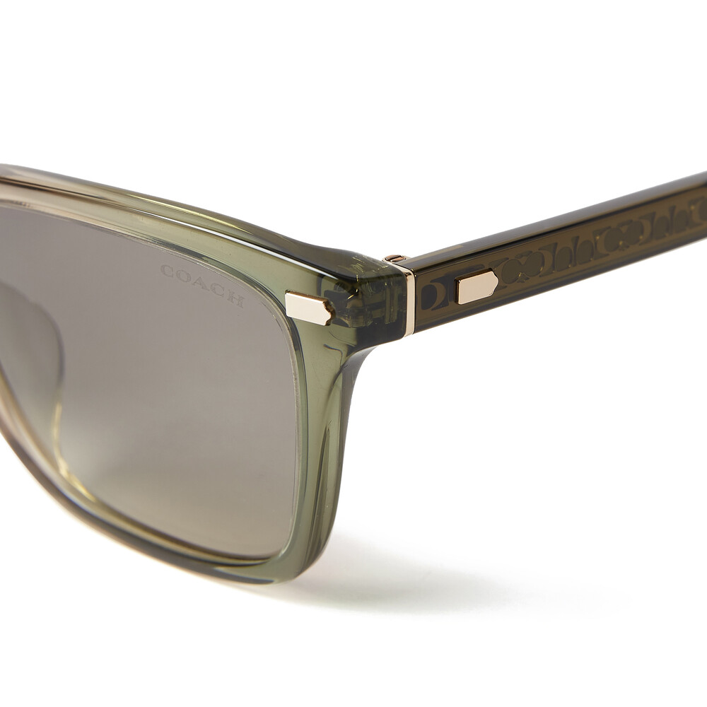 Coach Narrow Square Sunglasses - Green