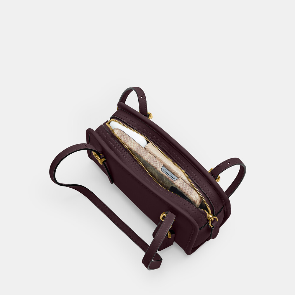 Coach Swing Zip Bag 20 - Dark Purple