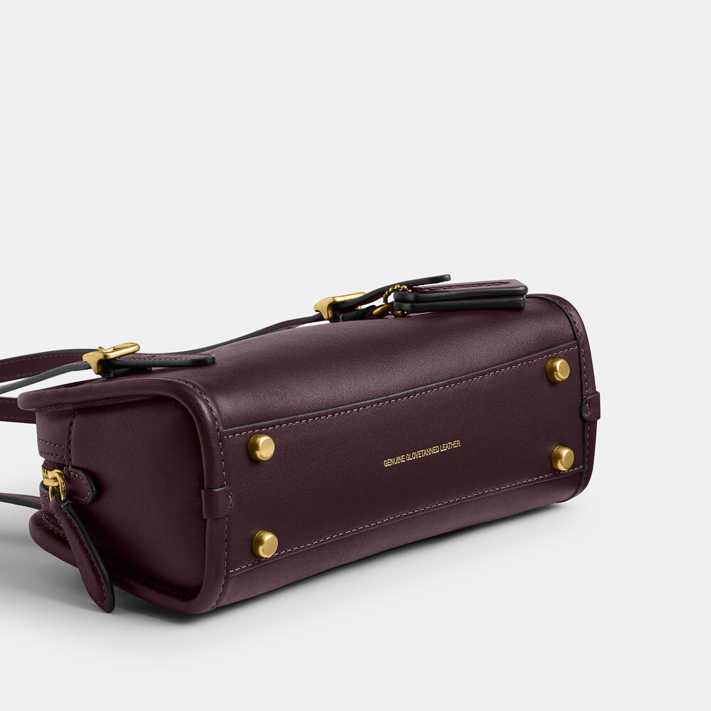 Coach Swing Zip Bag 20 - Dark Purple