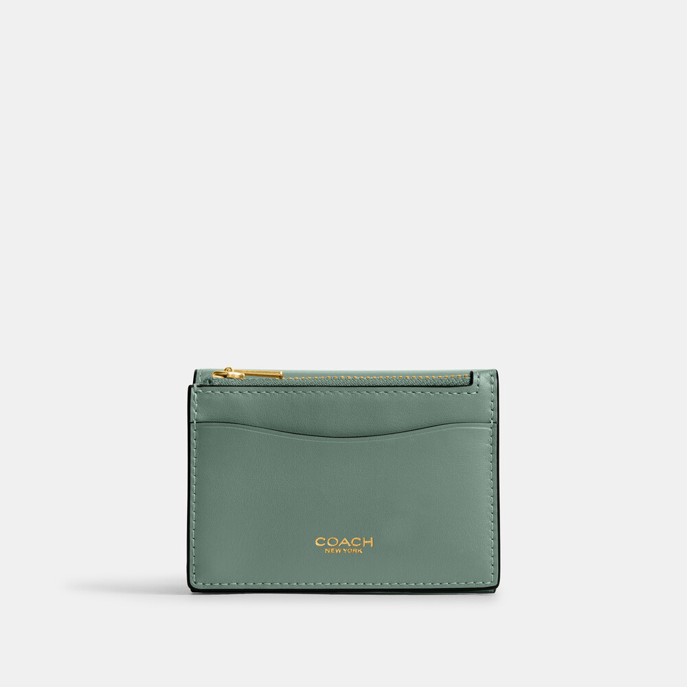 Coach Essential Card Holder Wallet - Open Blue