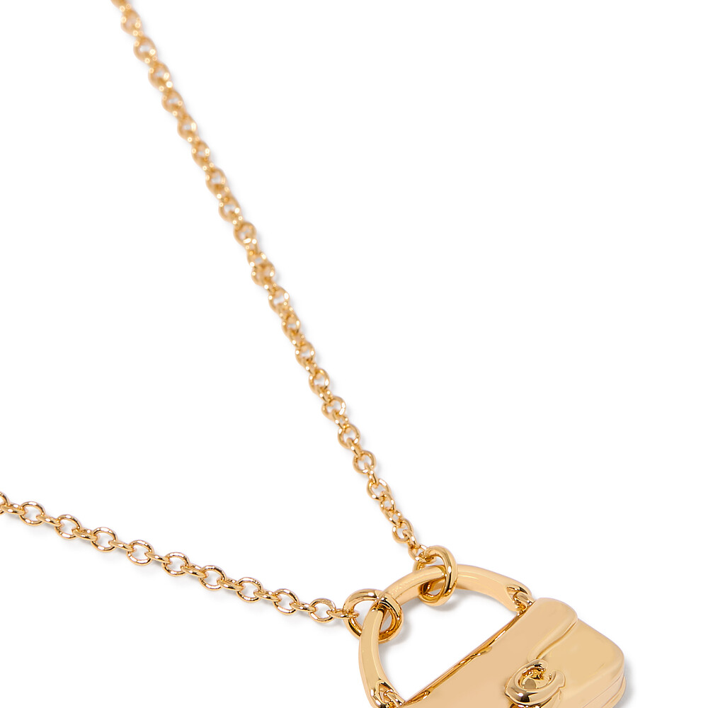 Coach Tabby Pendant Necklace - Gold