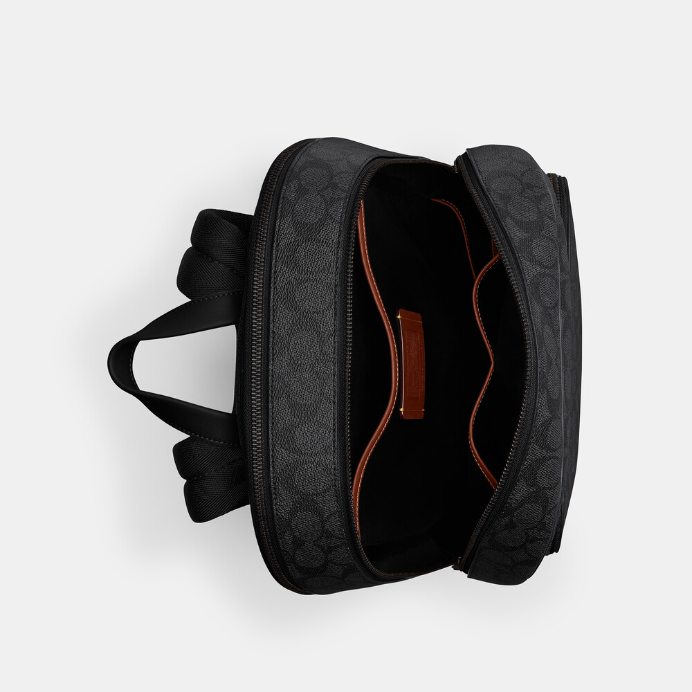 Coach Gotham Backpack In Signature Canvas 29 - Black
