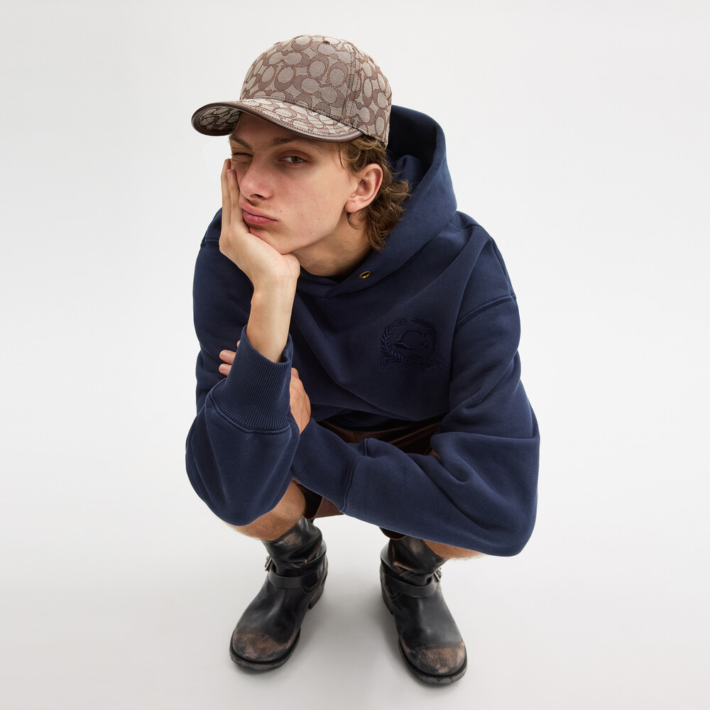 Coach Signature C Jacquard Baseball Hat - Dbrown