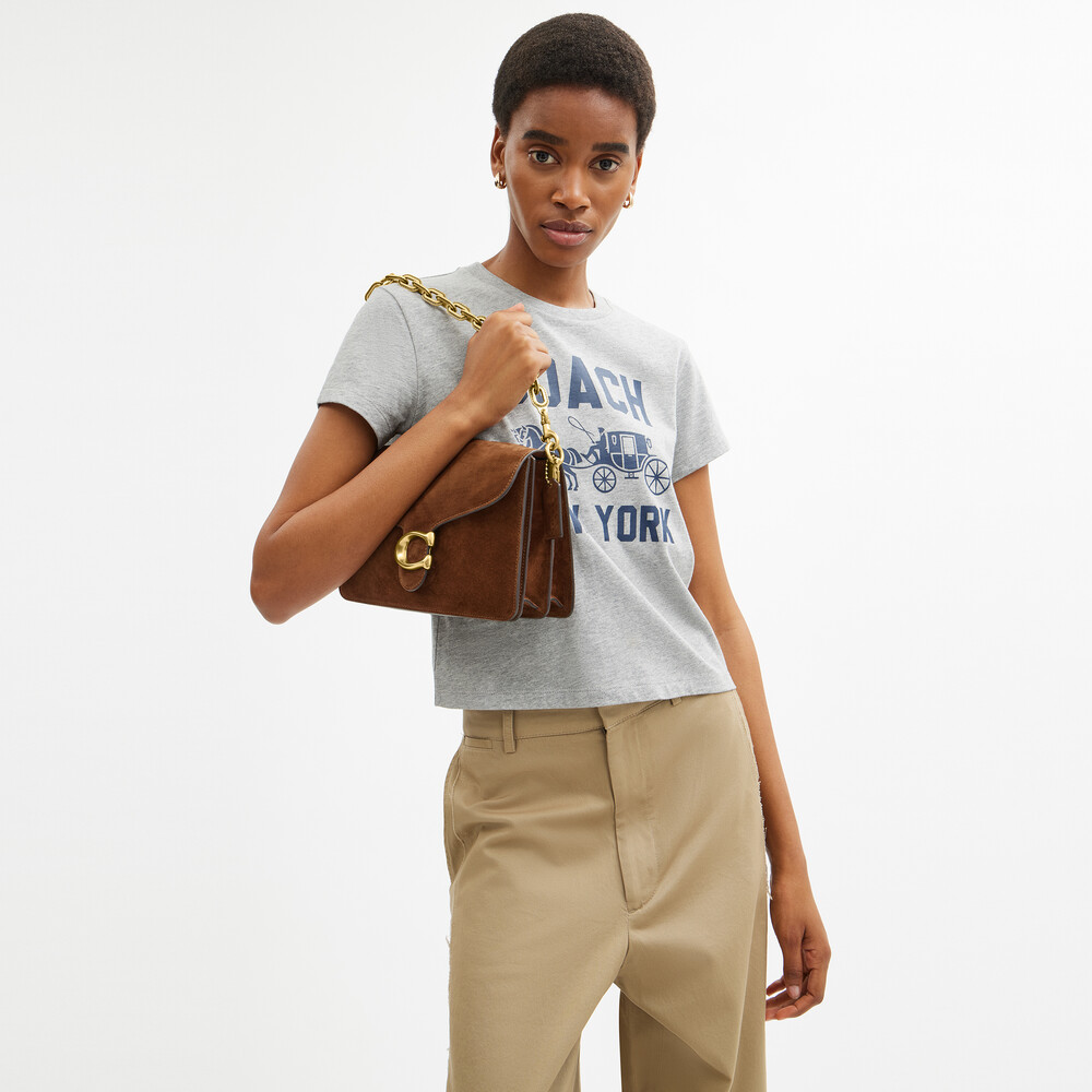 Coach Chain Tabby Shoulder Bag - Brown