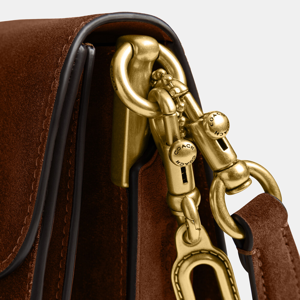 Coach Chain Tabby Shoulder Bag - Brown