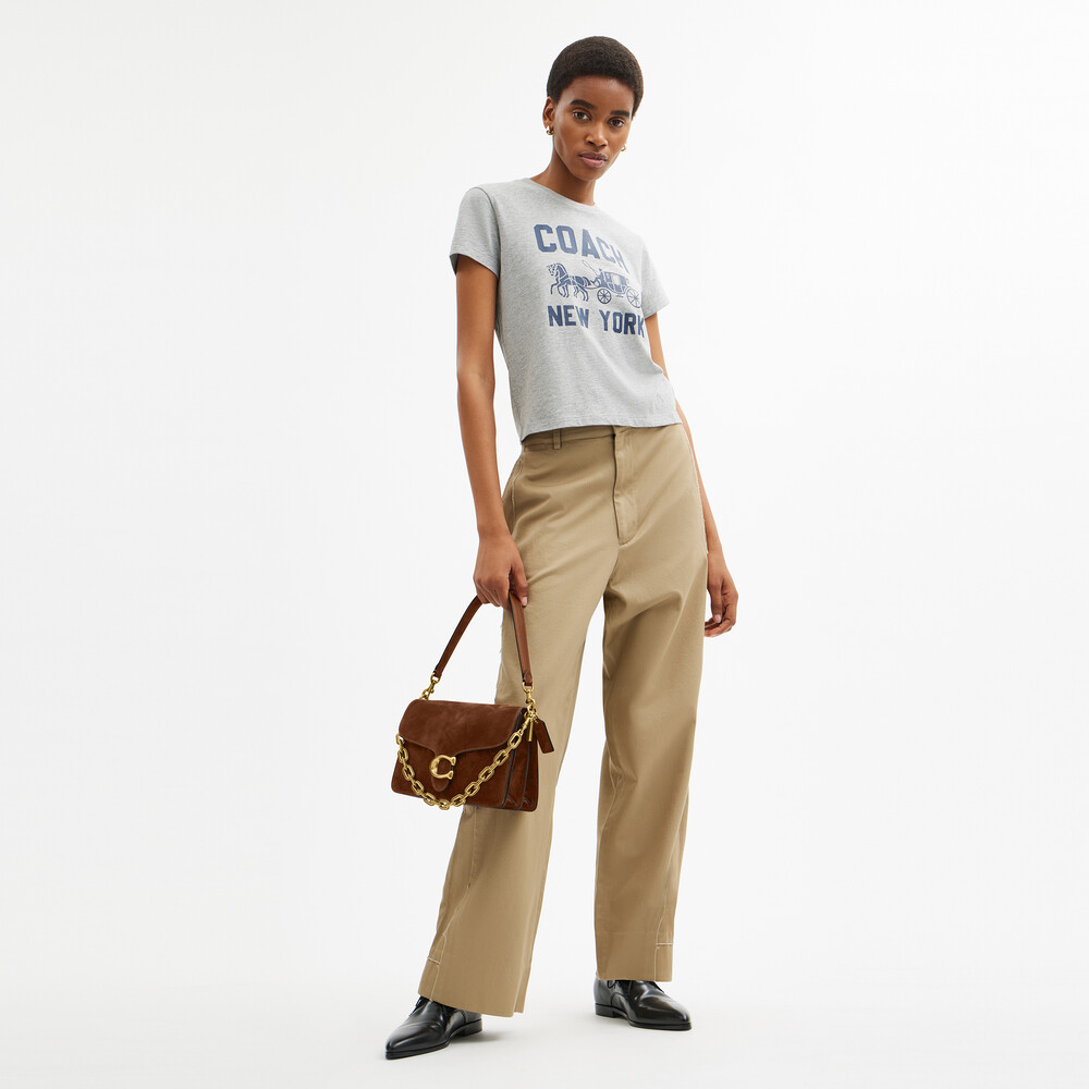 Coach Chain Tabby Shoulder Bag - Brown