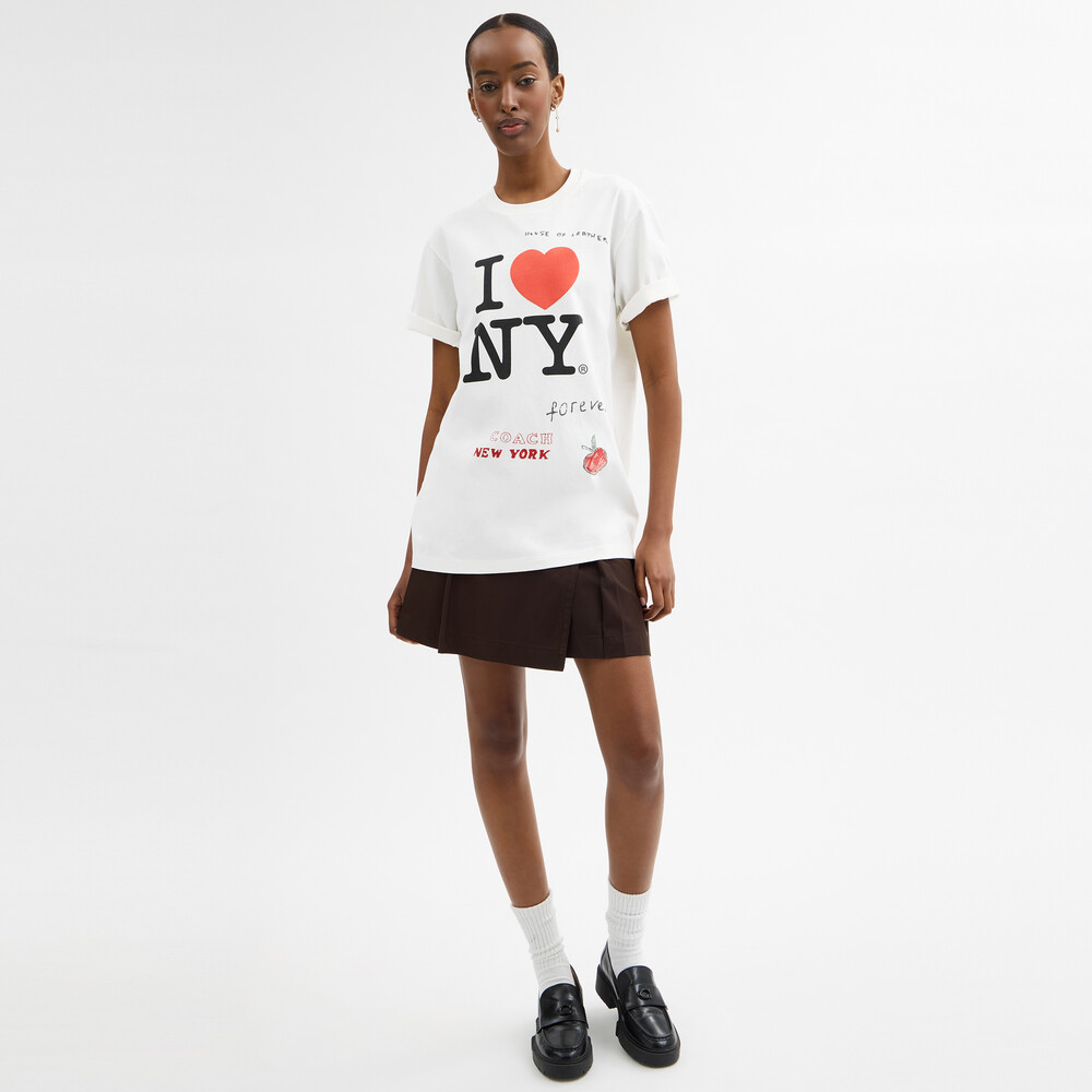 Coach New York T-shirt - WHITE