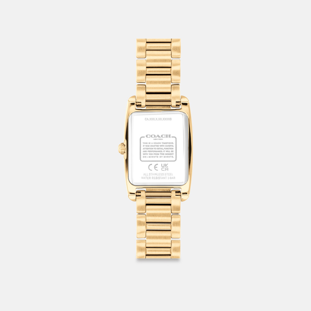 Coach Reese Stainless Steel Watch, 20mm - Gold