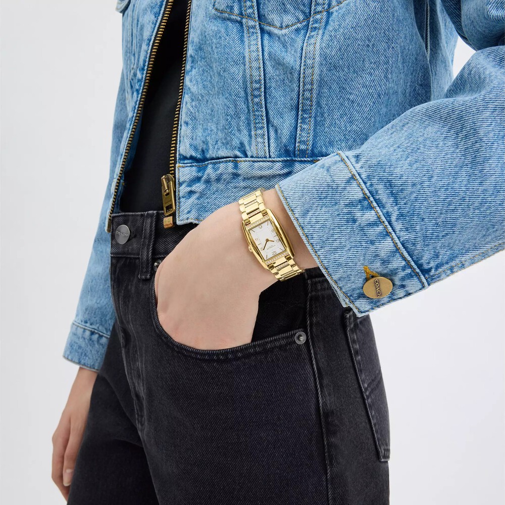 Coach Reese Stainless Steel Watch, 20mm - Gold