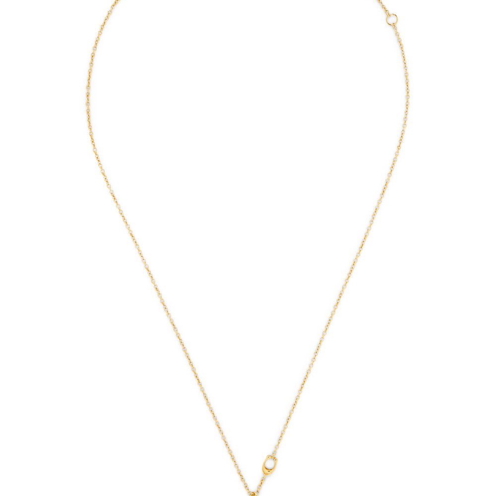 Coach Butterfly Pendant Necklace - Gold