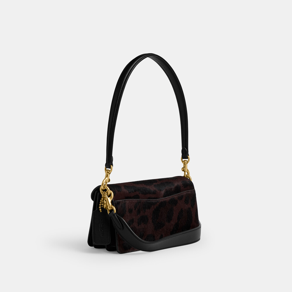 Coach Tabby Shoulder Bag 20 In Haircalf With Leopard Print - Multi Colour