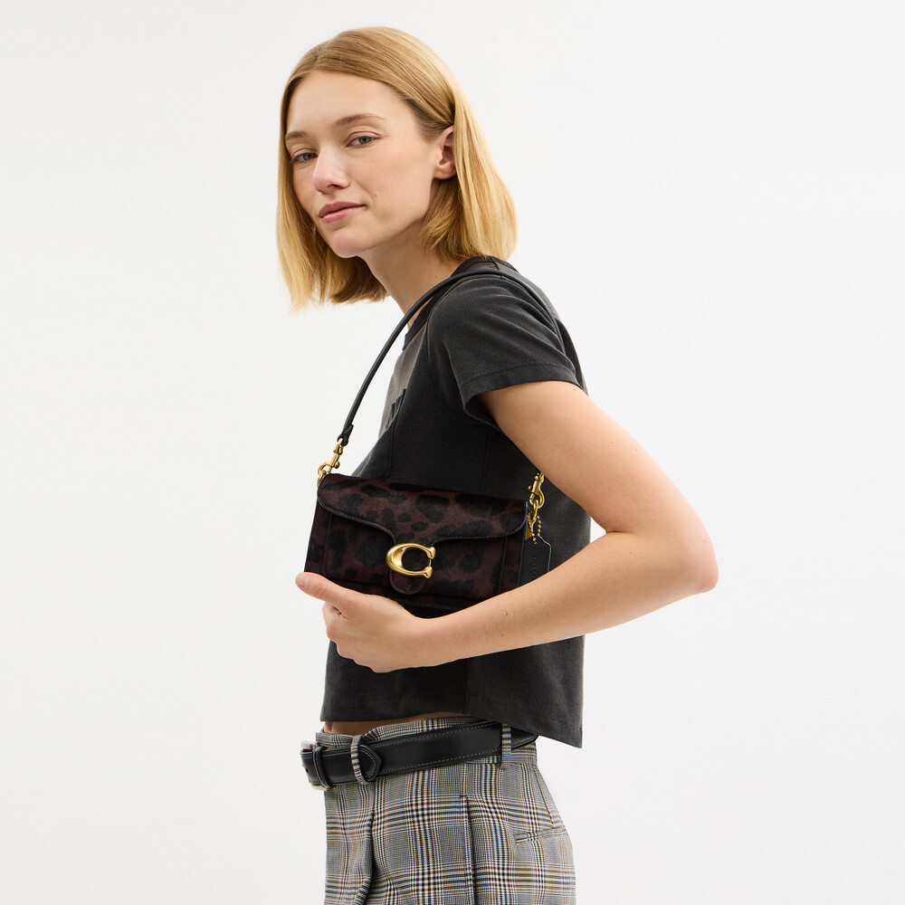 Coach Tabby Shoulder Bag 20 In Haircalf With Leopard Print - Multi Colour