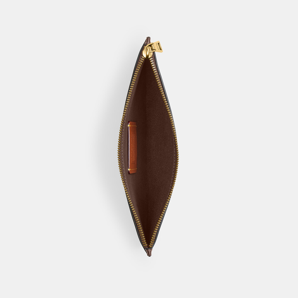 Coach New York Zip Pouch - Brown