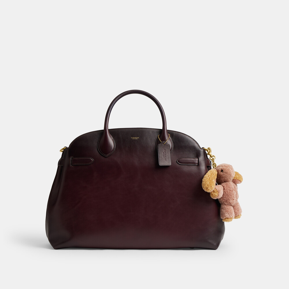Coach Floppy Bunny Plushie Bag Charm In Shearling - Multi Colour